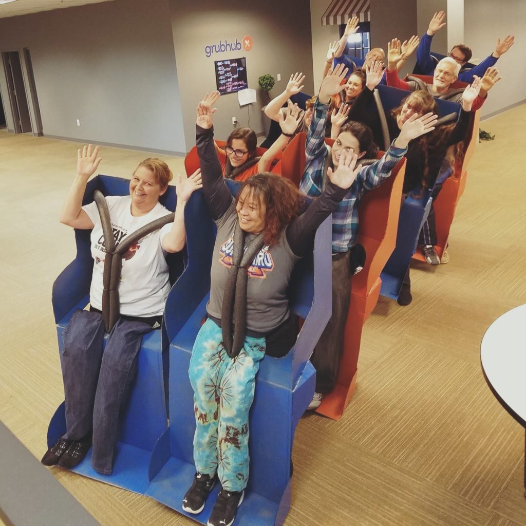 InsuranceHub employees celebrate Halloween
