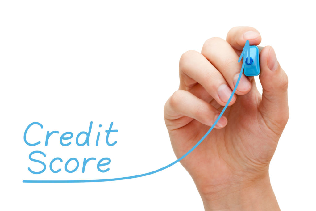 show insurance after credit score increase